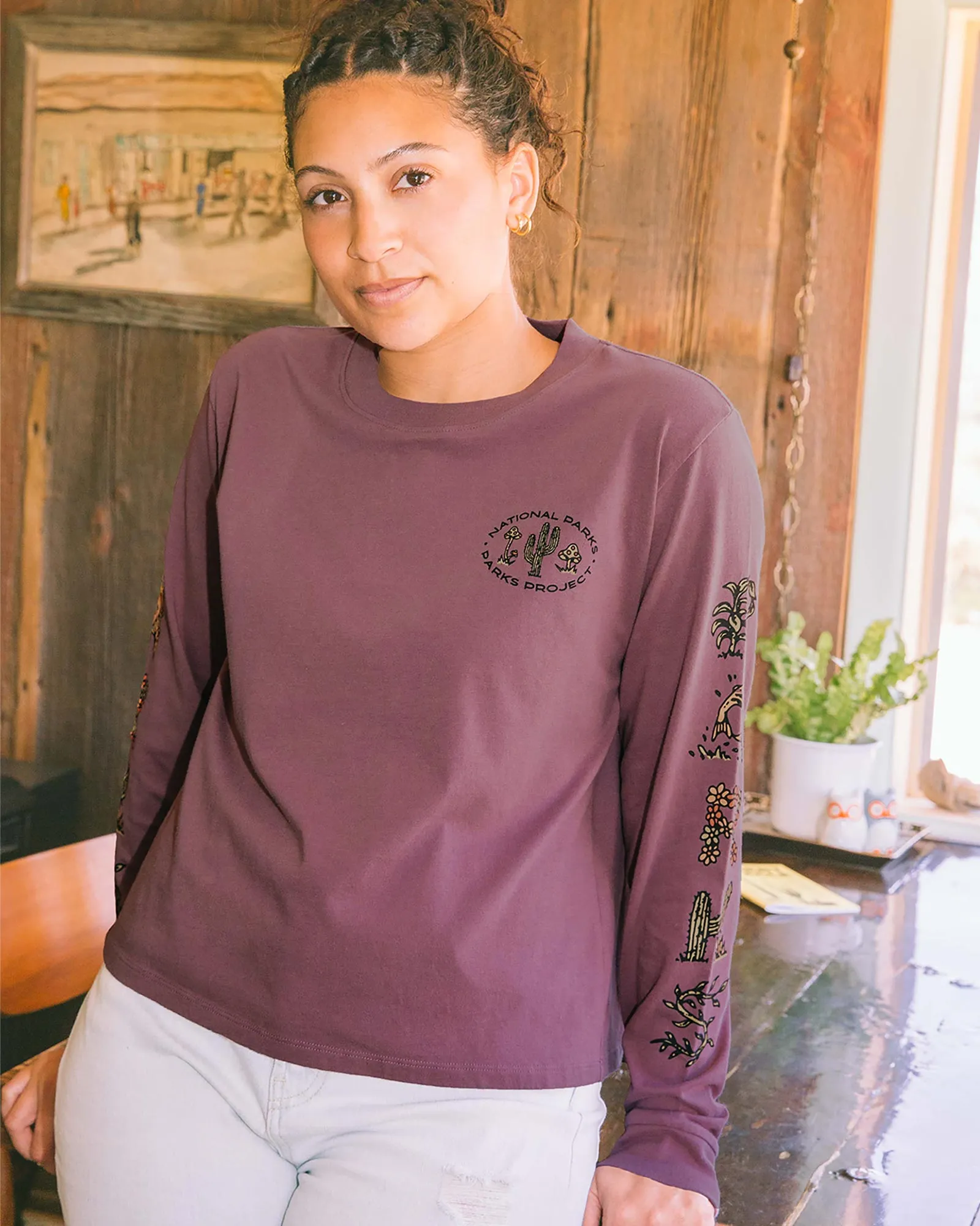 90s Doodle Parks Boxy Long Sleeve Tee sold by Parks Project product image thumbnail 2