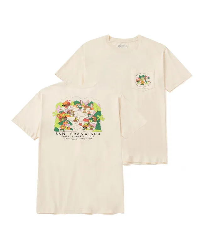 San Francisco Parks Alliance Park Lovers Pocket Tee sold by Parks Project