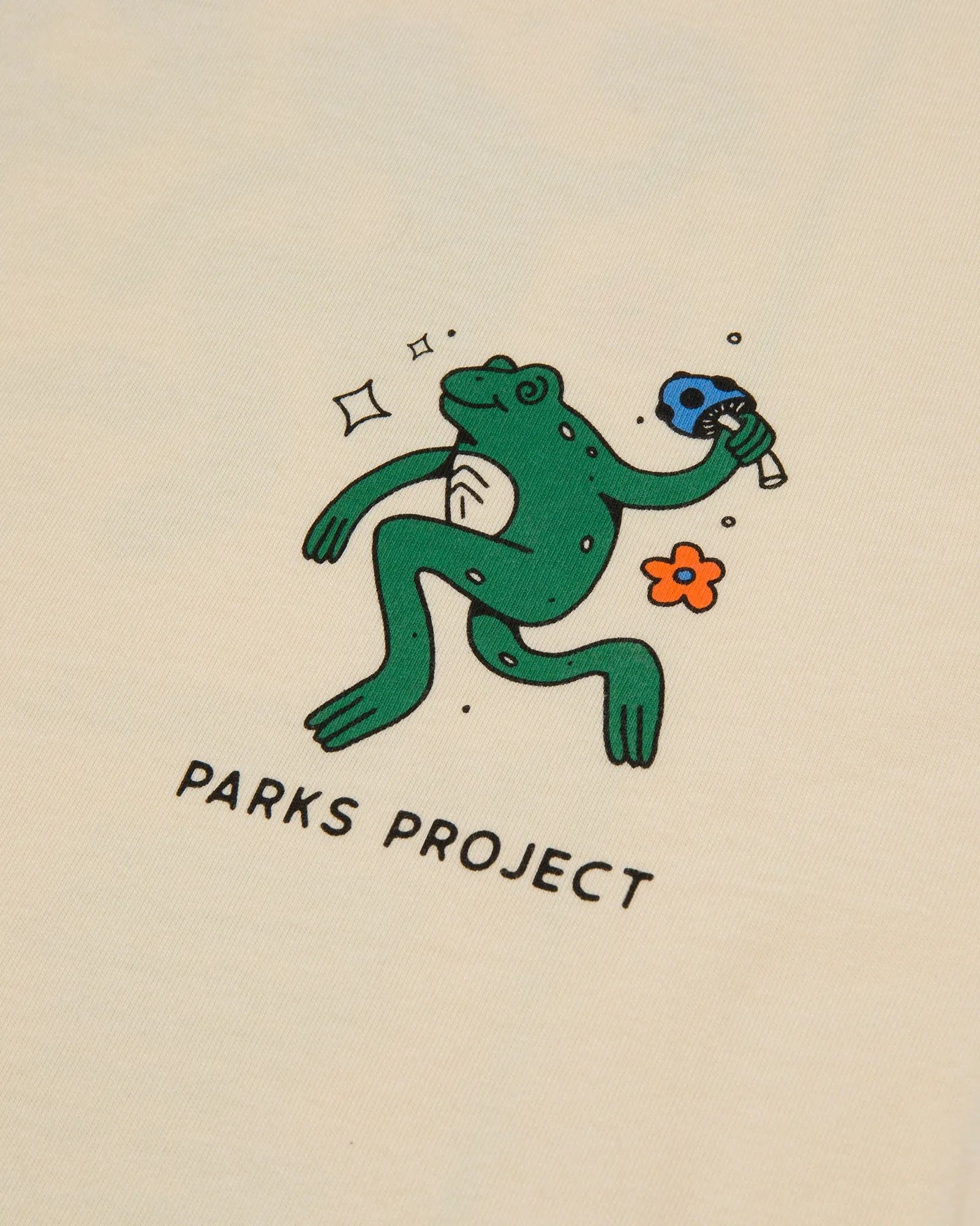 Great Outdoors Dancin' Frogs Checklist Tee sold by Parks Project product image thumbnail 3