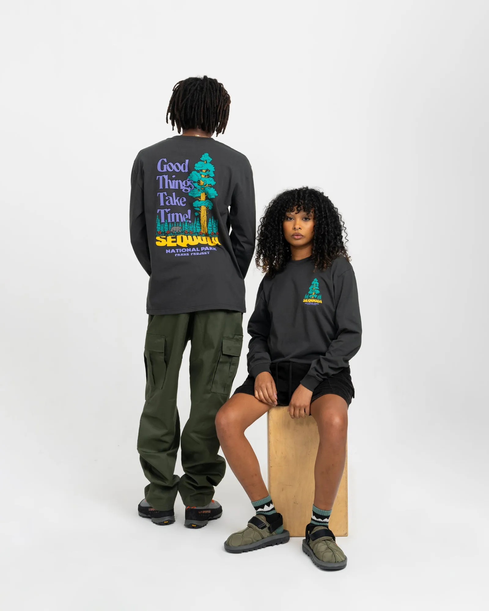 Sequoia Good Things Take Time Long Sleeve Tee sold by Parks Project product image thumbnail 2