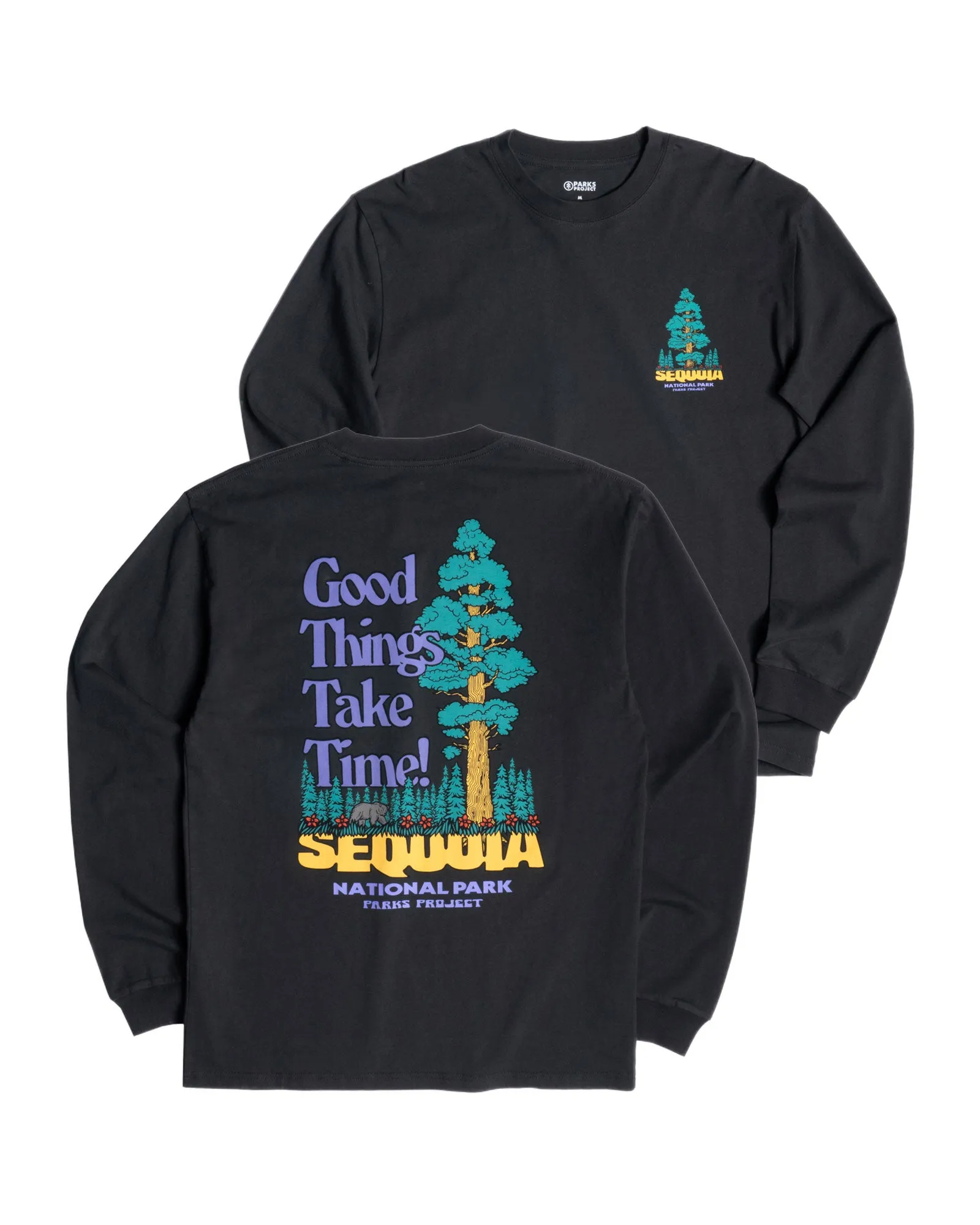 Sequoia Good Things Take Time Long Sleeve Tee sold by Parks Project