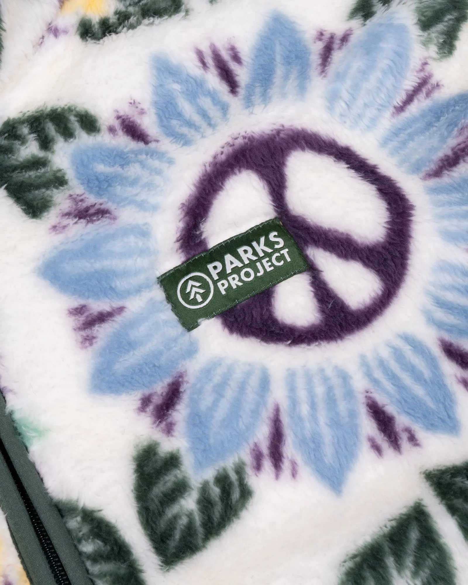 Nature In Bloom Faux Shearling Jacket sold by Parks Project product image thumbnail 5