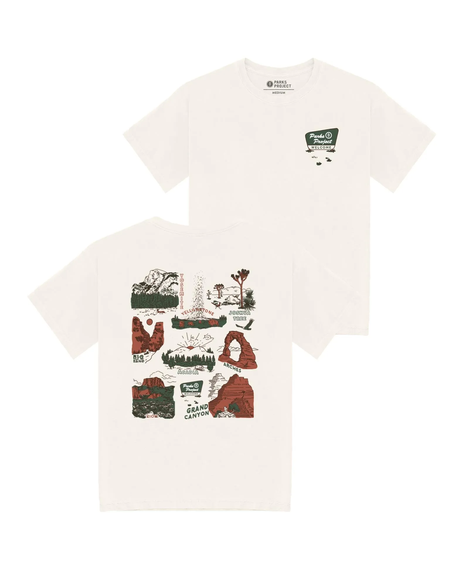 Welcome to National Parks Tee sold by Parks Project