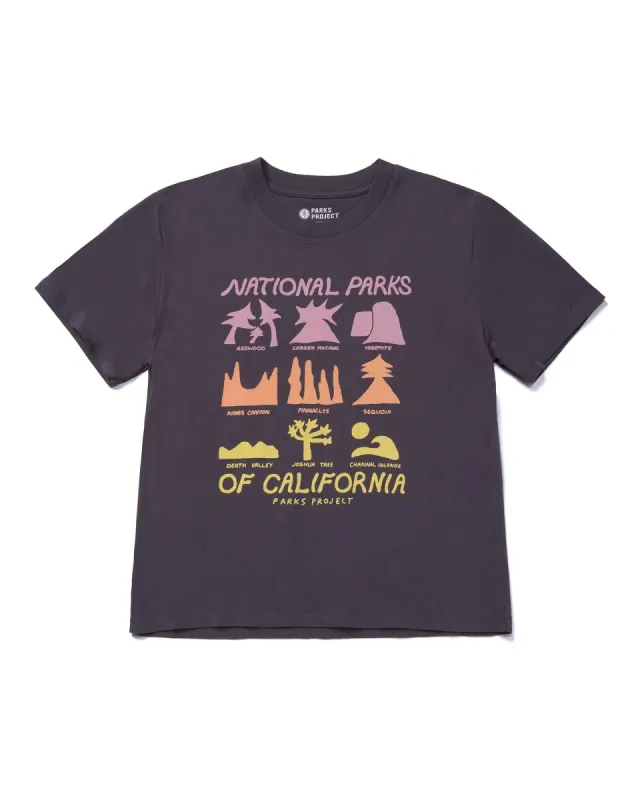 California Icons Boxy Tee sold by Parks Project
