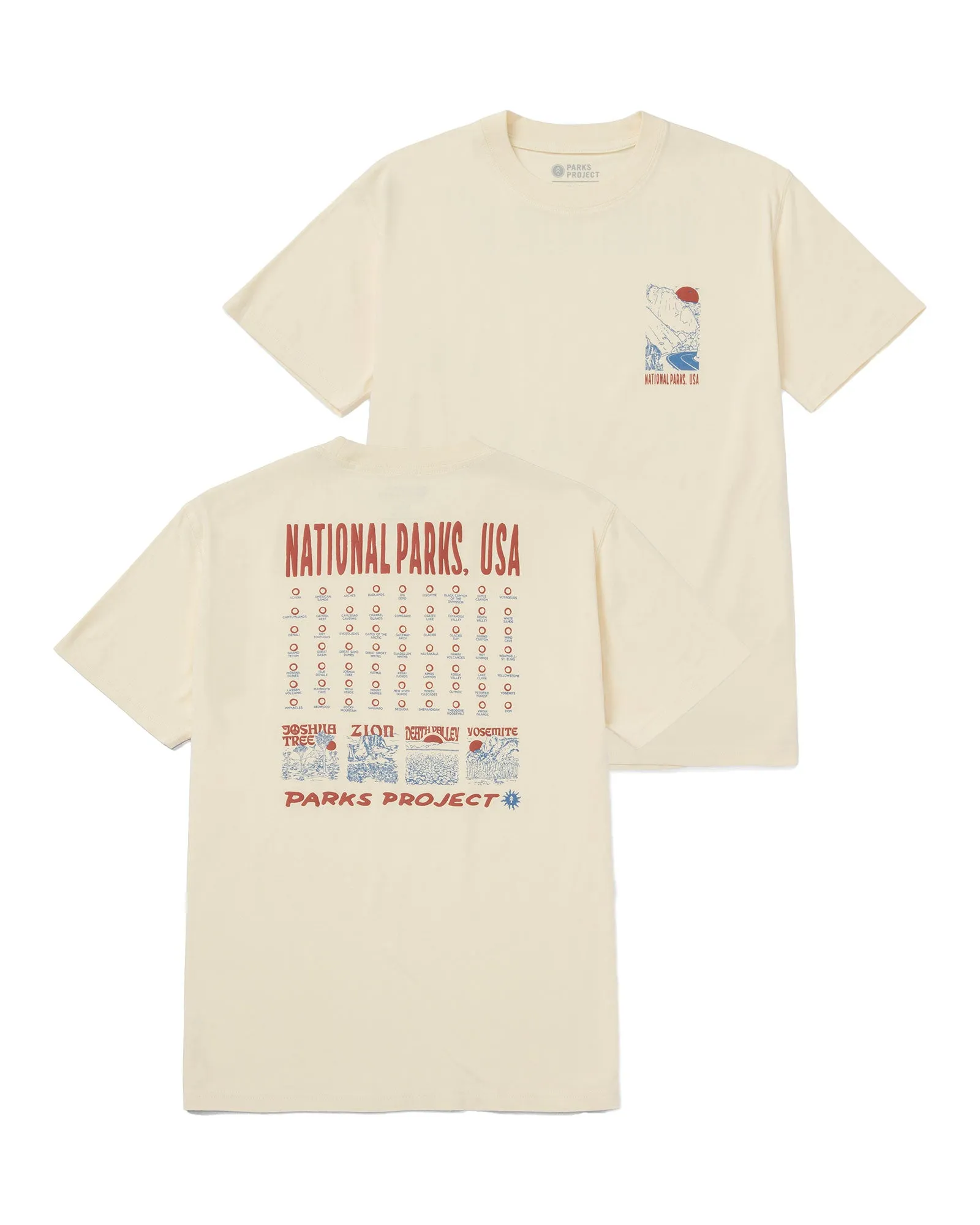 National Parks Fill In Tee sold by Parks Project