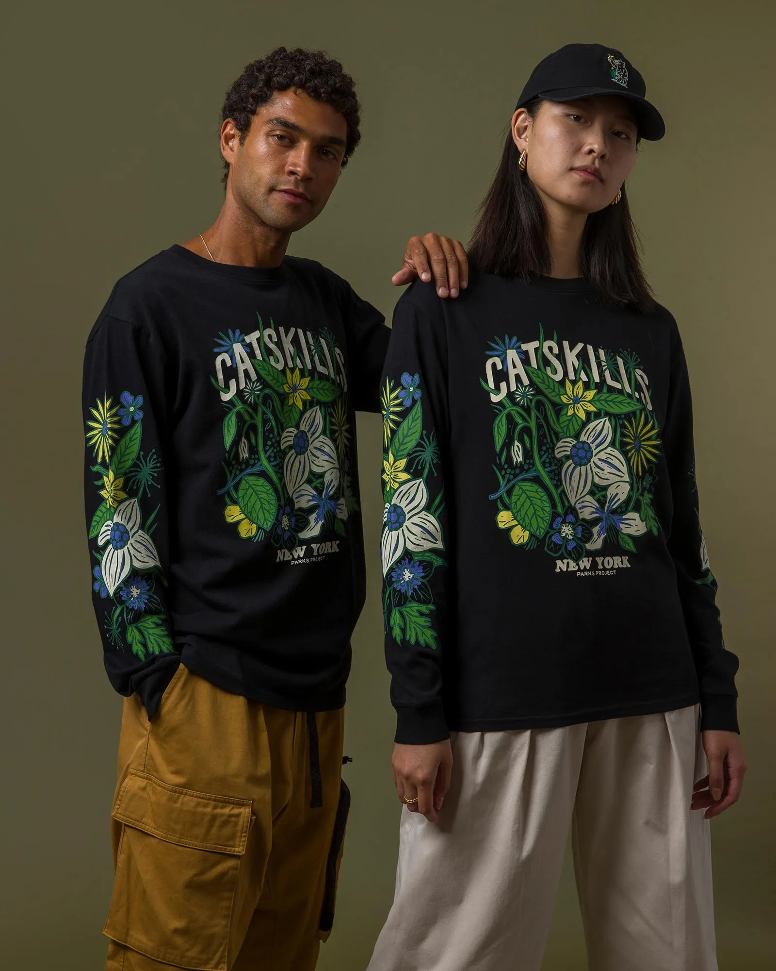 Catskills Flower Patch Long Sleeve Tee sold by Parks Project product image thumbnail 2