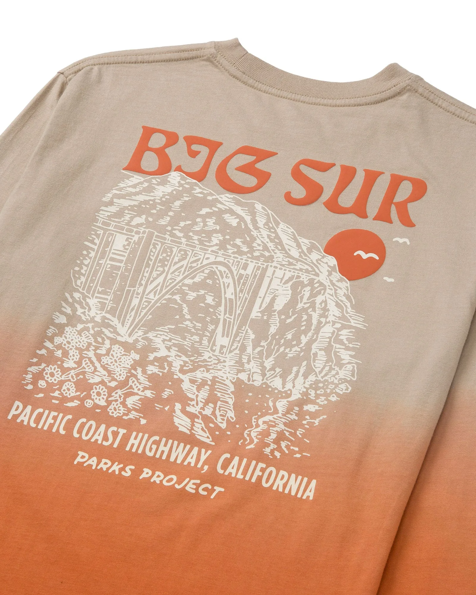 Big Sur Ombre Puff Print Long Sleeve Tee sold by Parks Project product image thumbnail 5