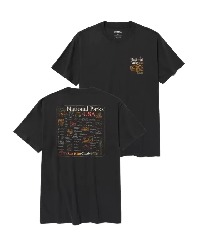 National Park Outline Checklist Tee sold by Parks Project