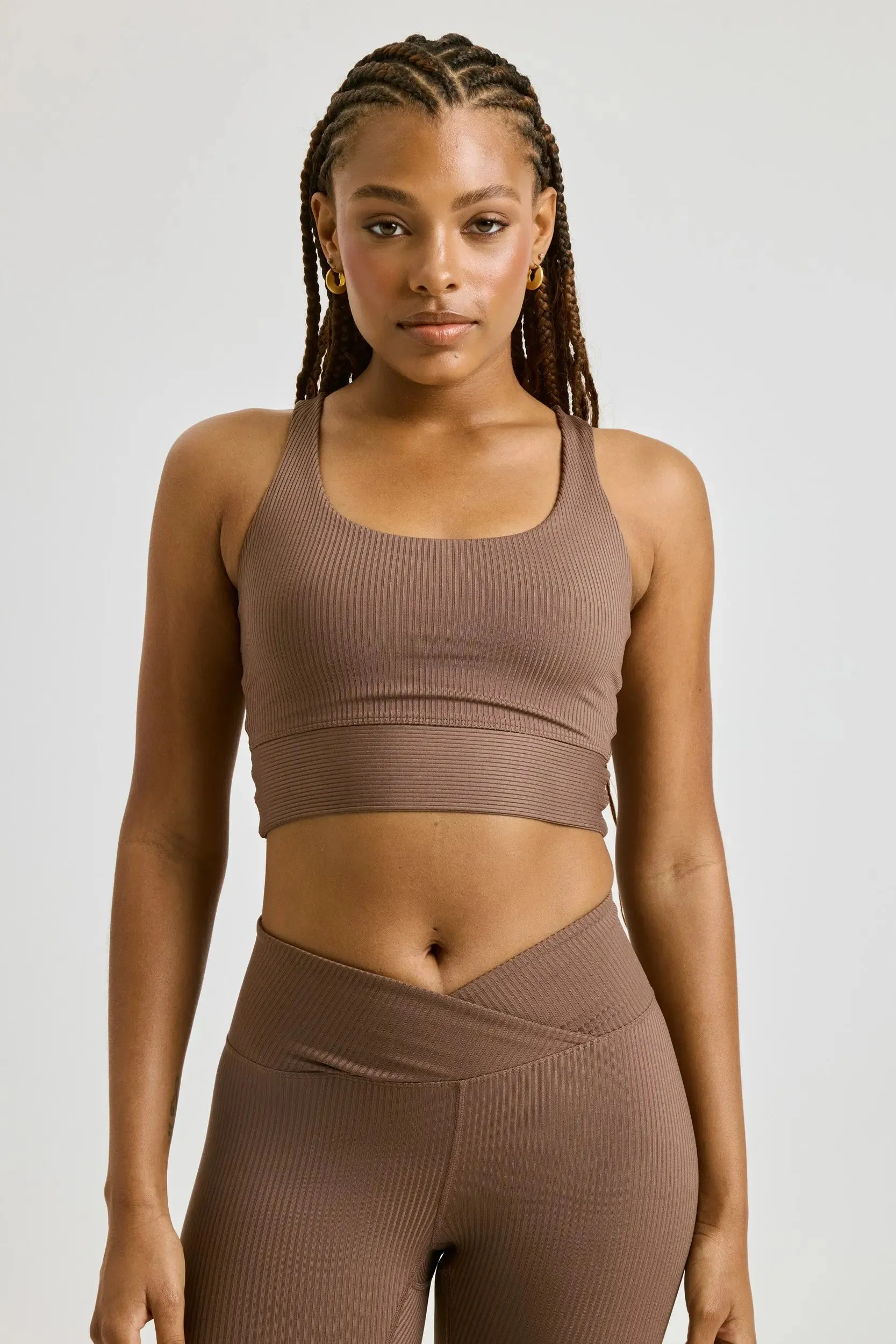 Ribbed Gym Bra sold by Year of Ours product image thumbnail 5