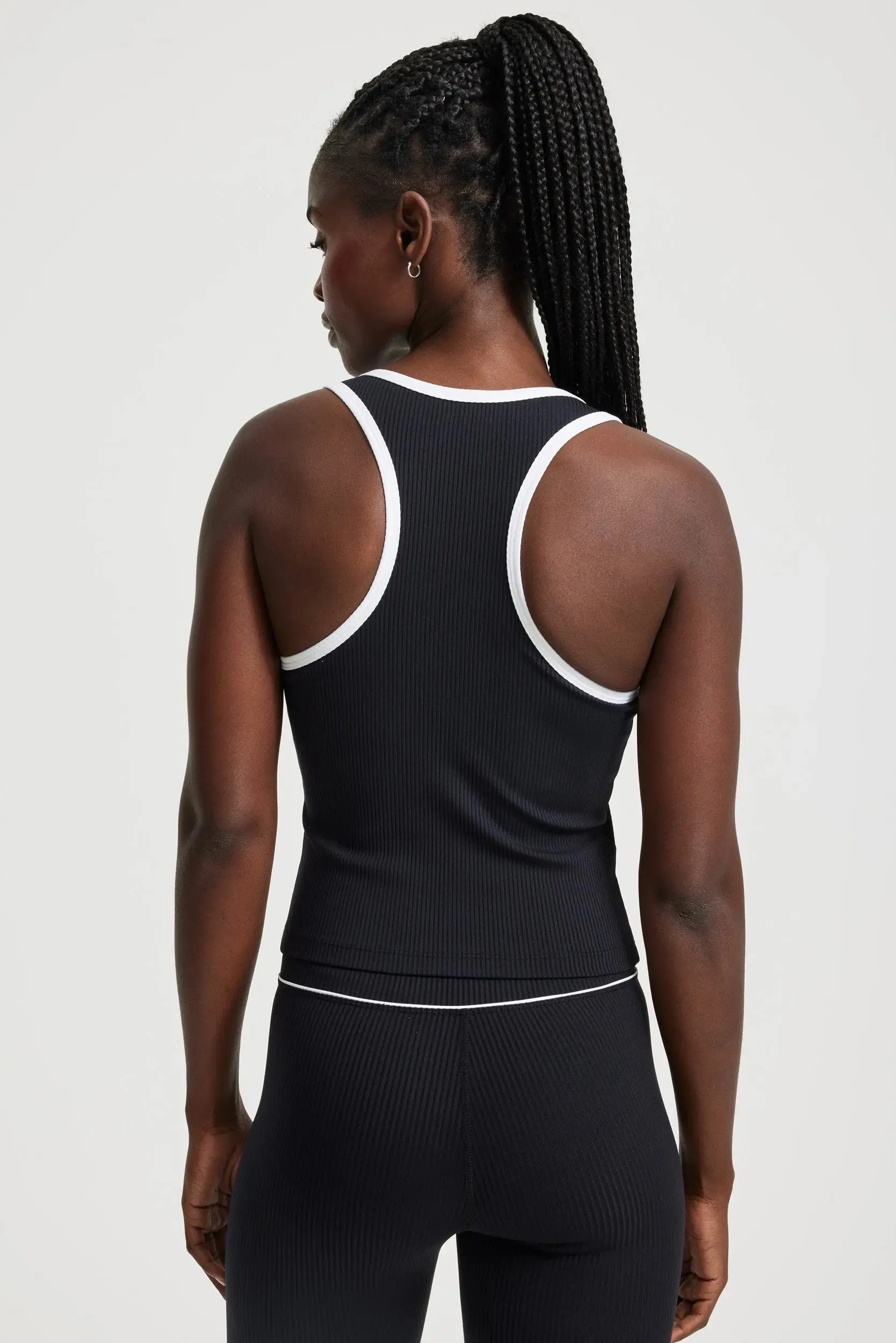 Ribbed Two Tone Sports Tank sold by Year of Ours product image thumbnail 4