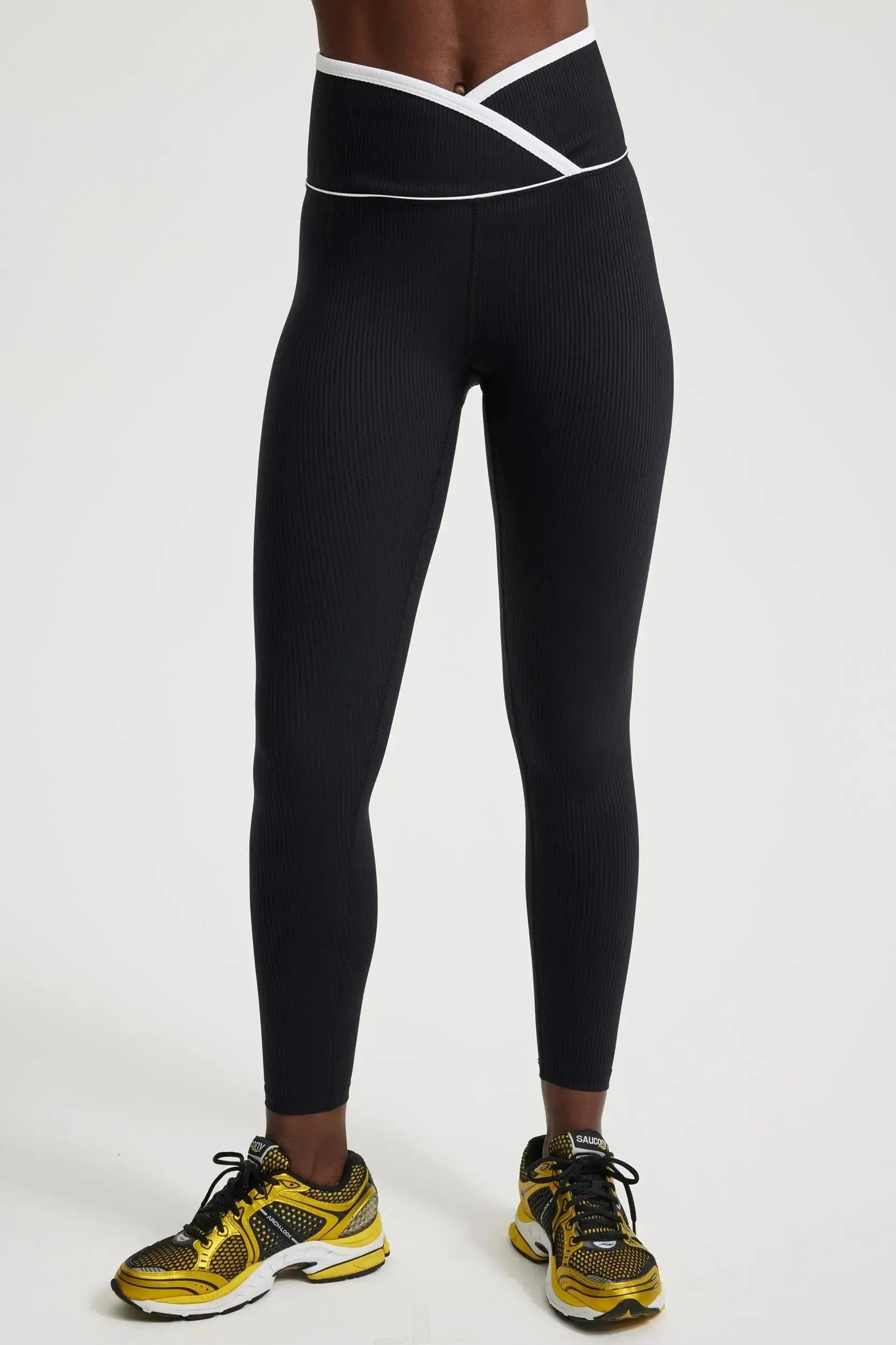 Ribbed Two Tone Veronica Legging sold by Year of Ours product image thumbnail 2