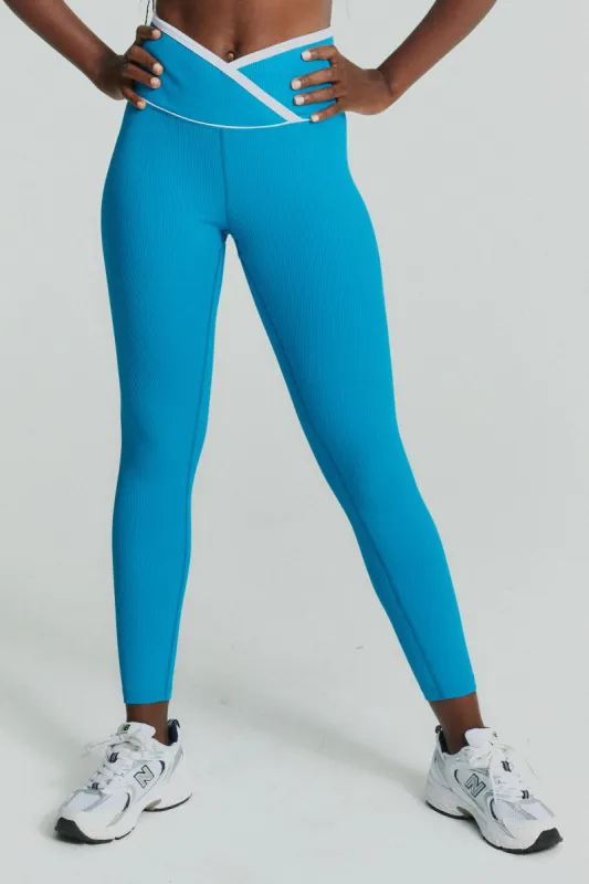 Ribbed Two Tone Veronica Legging sold by Year of Ours