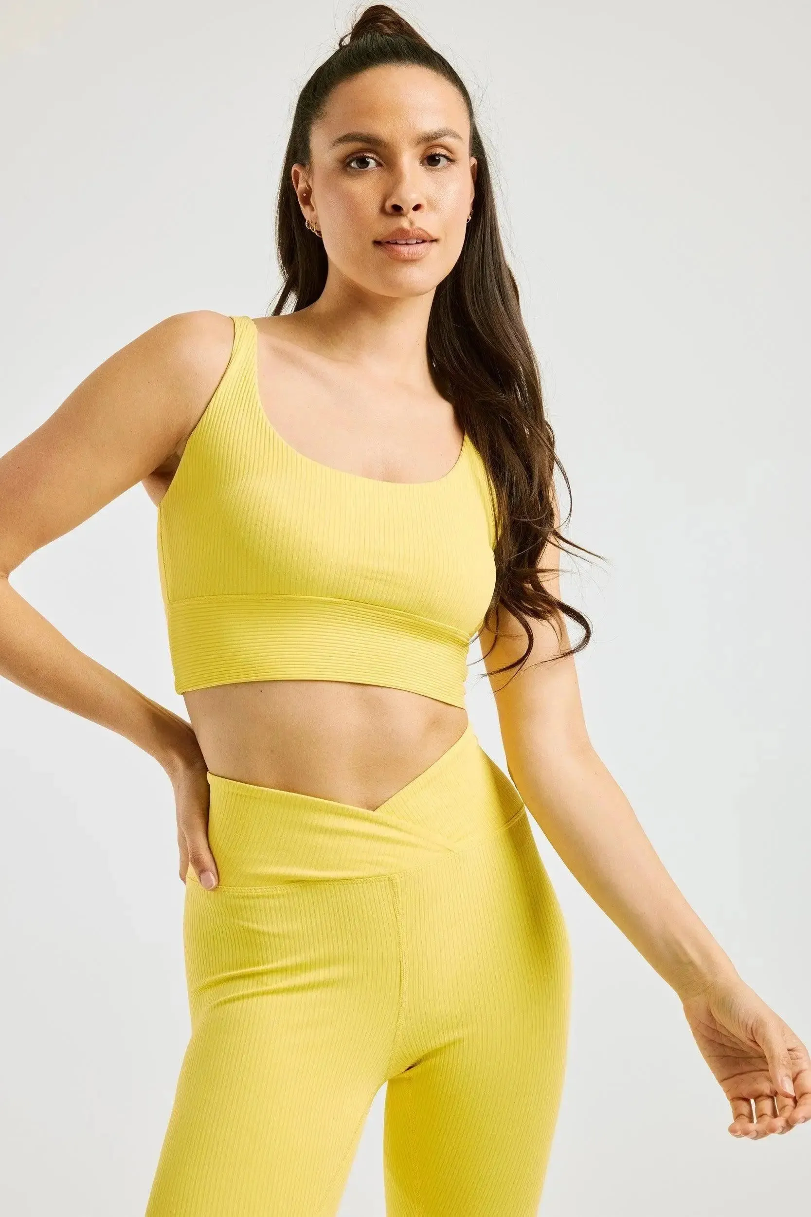 Ribbed Gym Bra sold by Year of Ours product image thumbnail 3