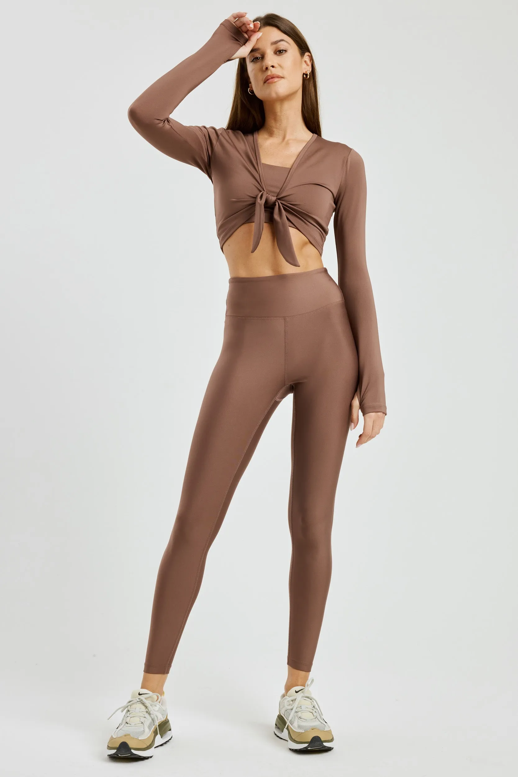 Tie Front Long Sleeve sold by Year of Ours product image thumbnail 5