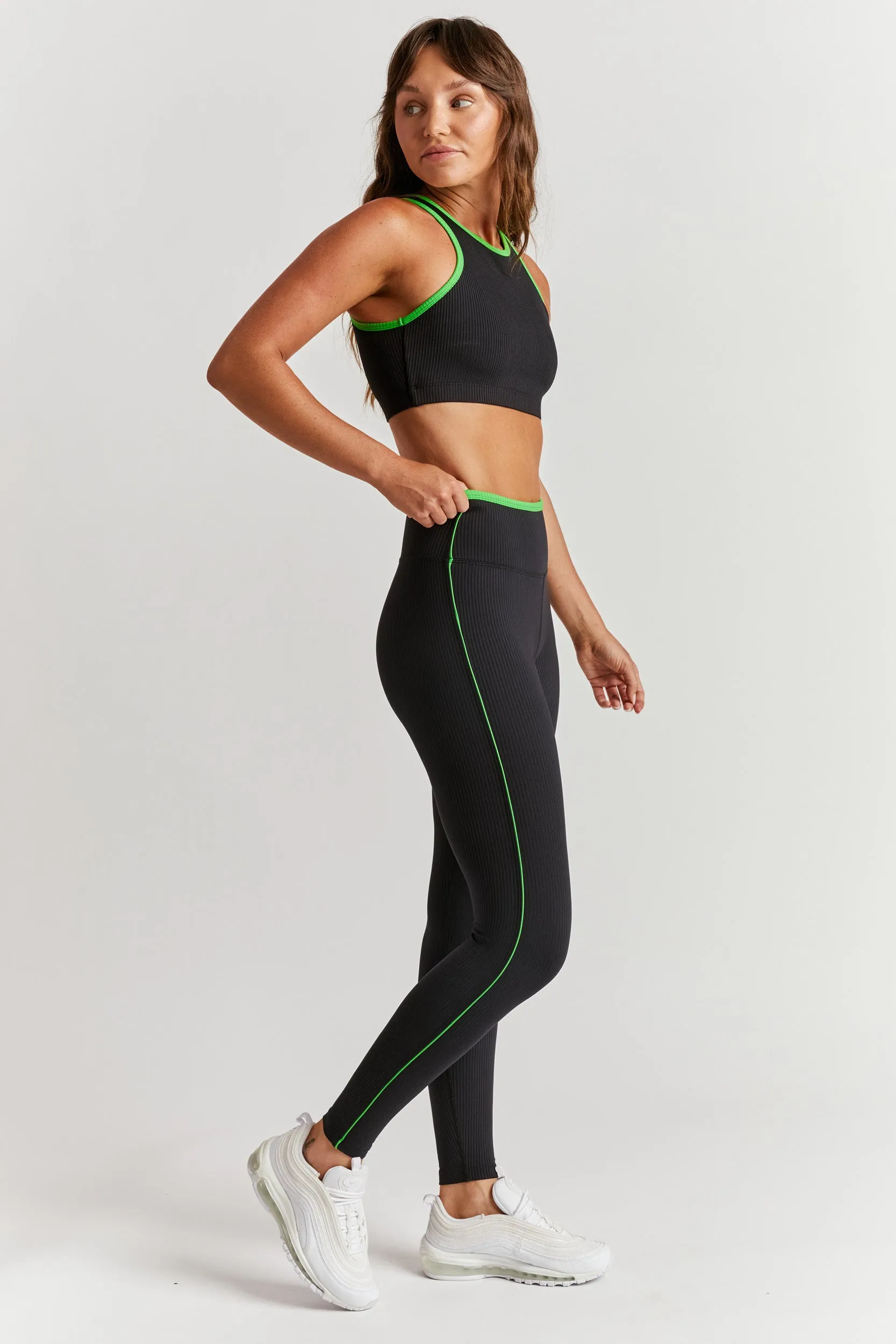 Ribbed Track Legging sold by Year of Ours product image thumbnail 3