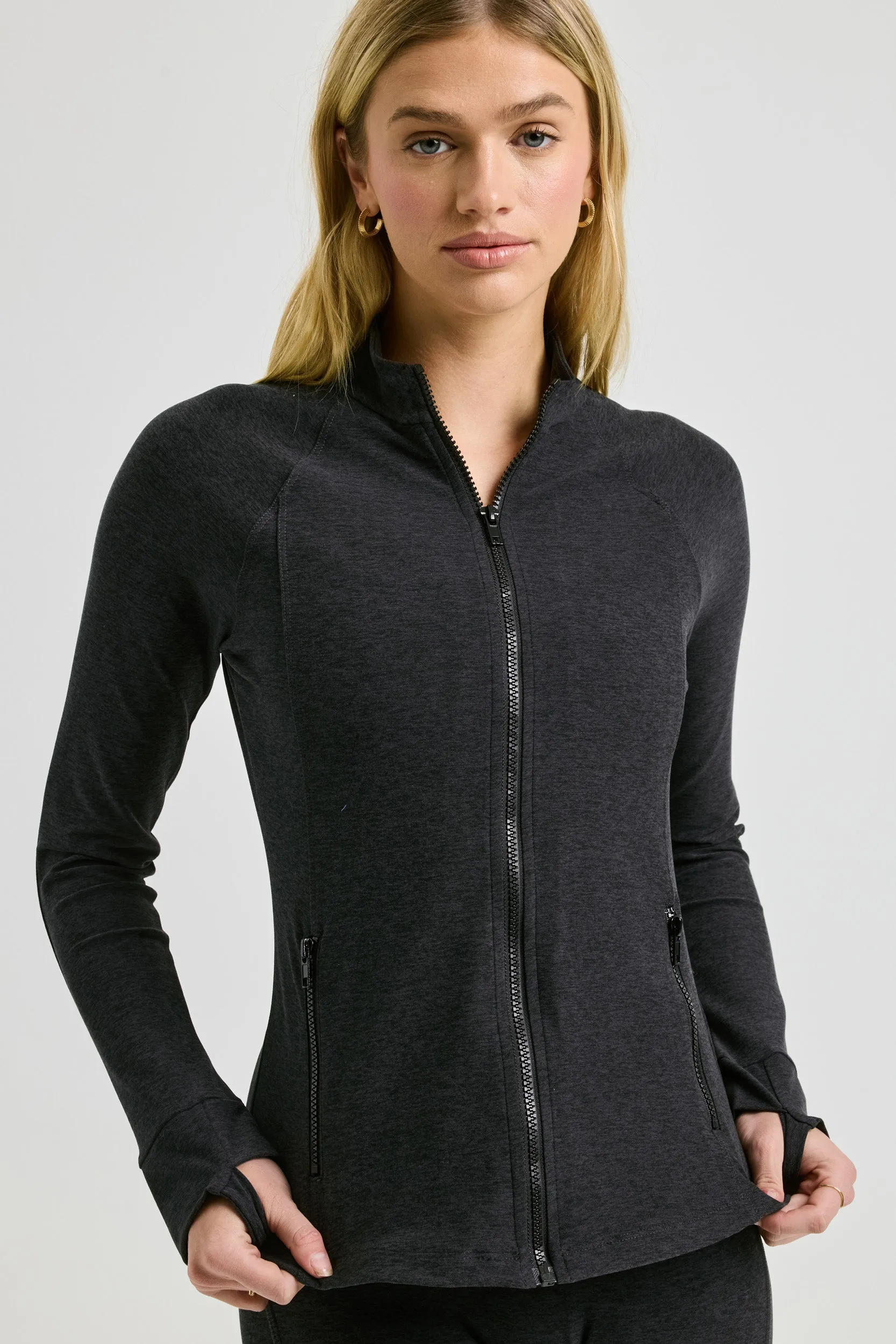 Stretch Gym Jacket sold by Year of Ours product image thumbnail 4