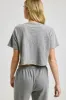 Cropped Tee w/ YEAR Print sold by Year of Ours