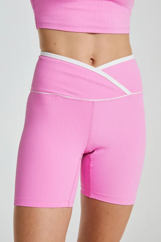 Ribbed Two Tone Veronica Short sold by Year of Ours