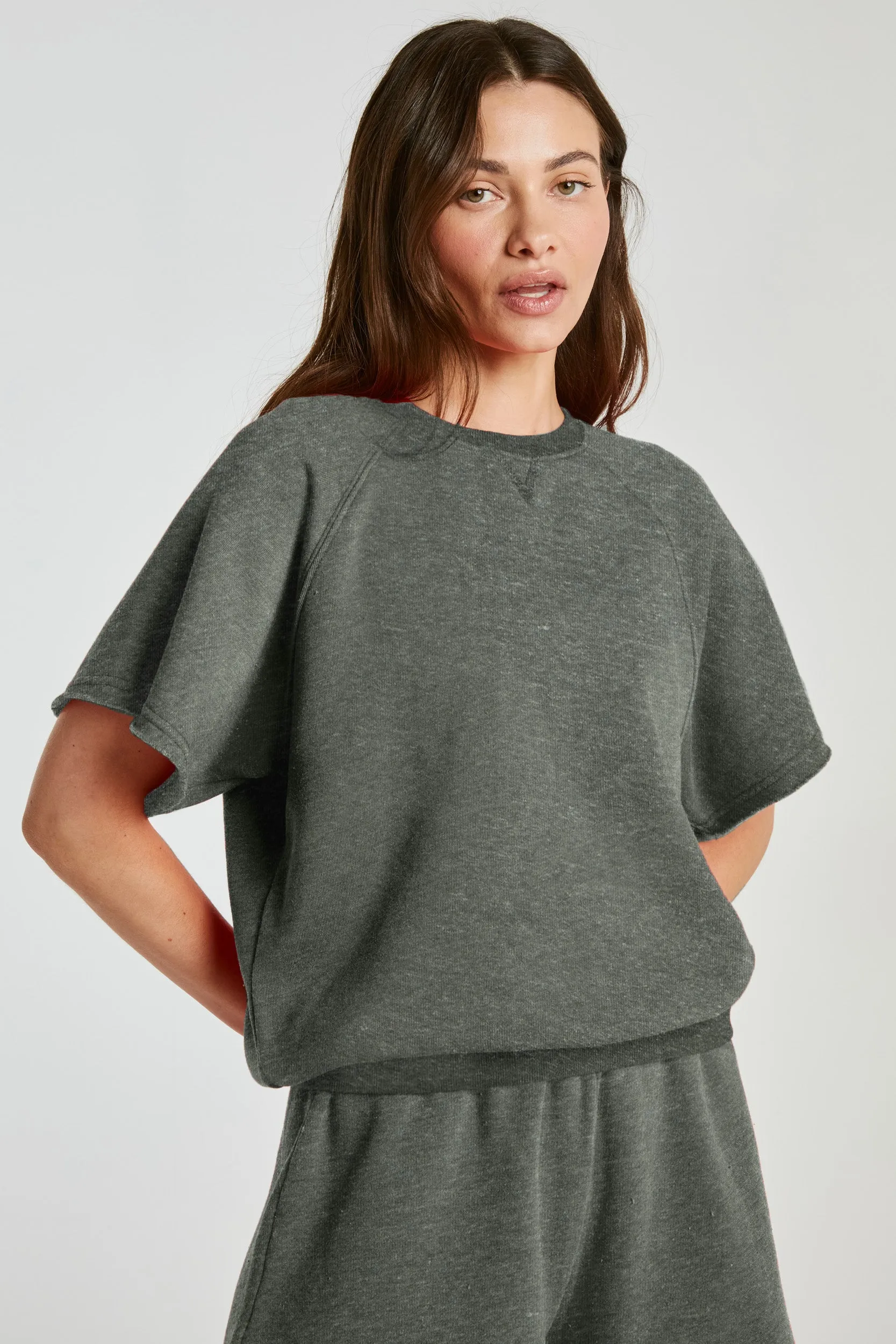 The PE Sweat Tee sold by Year of Ours product image thumbnail 2