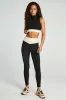 Ribbed Two Tone Dip Legging sold by Year of Ours