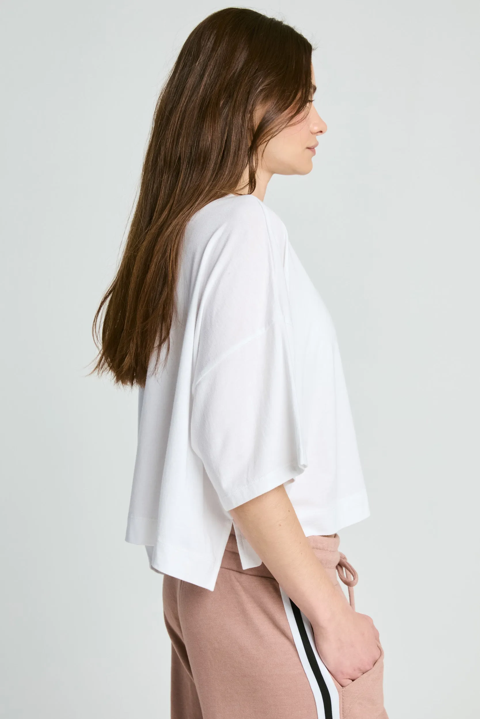 The XL Crop Tee sold by Year of Ours product image thumbnail 4