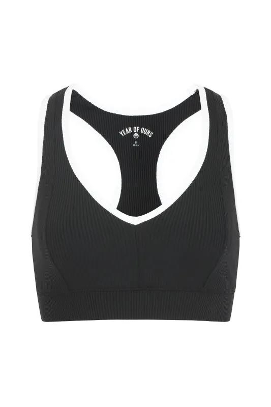 Ribbed V Bra sold by Year of Ours