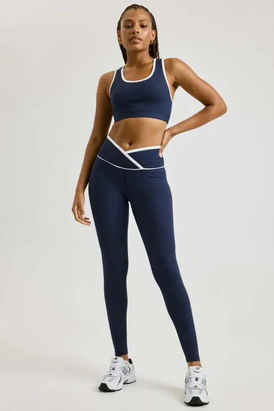 Ribbed Two Tone Veronica Legging sold by Year of Ours