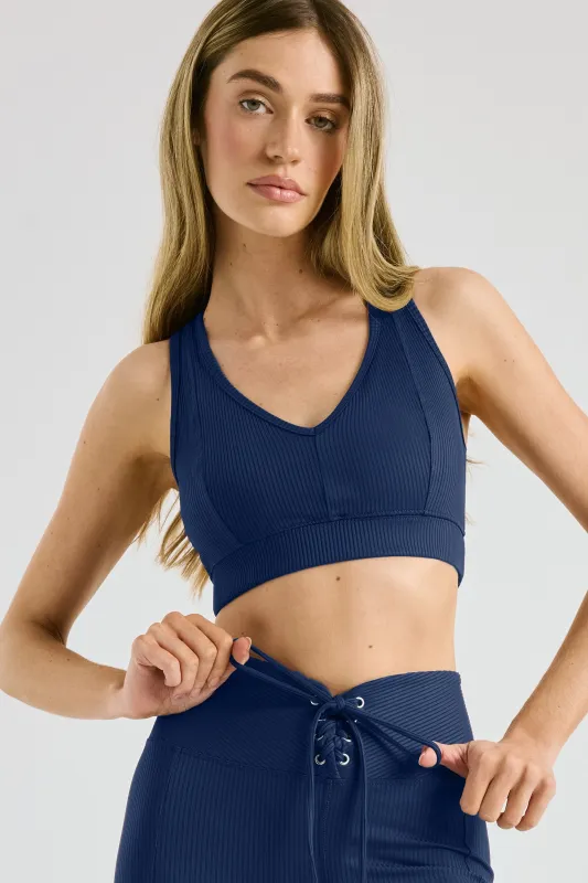 Ribbed V Bra sold by Year of Ours