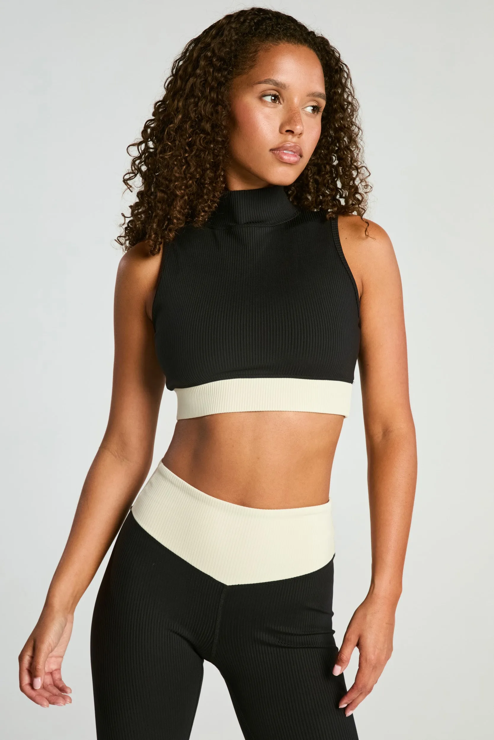 Ribbed Contrast Bodhi Bra sold by Year of Ours