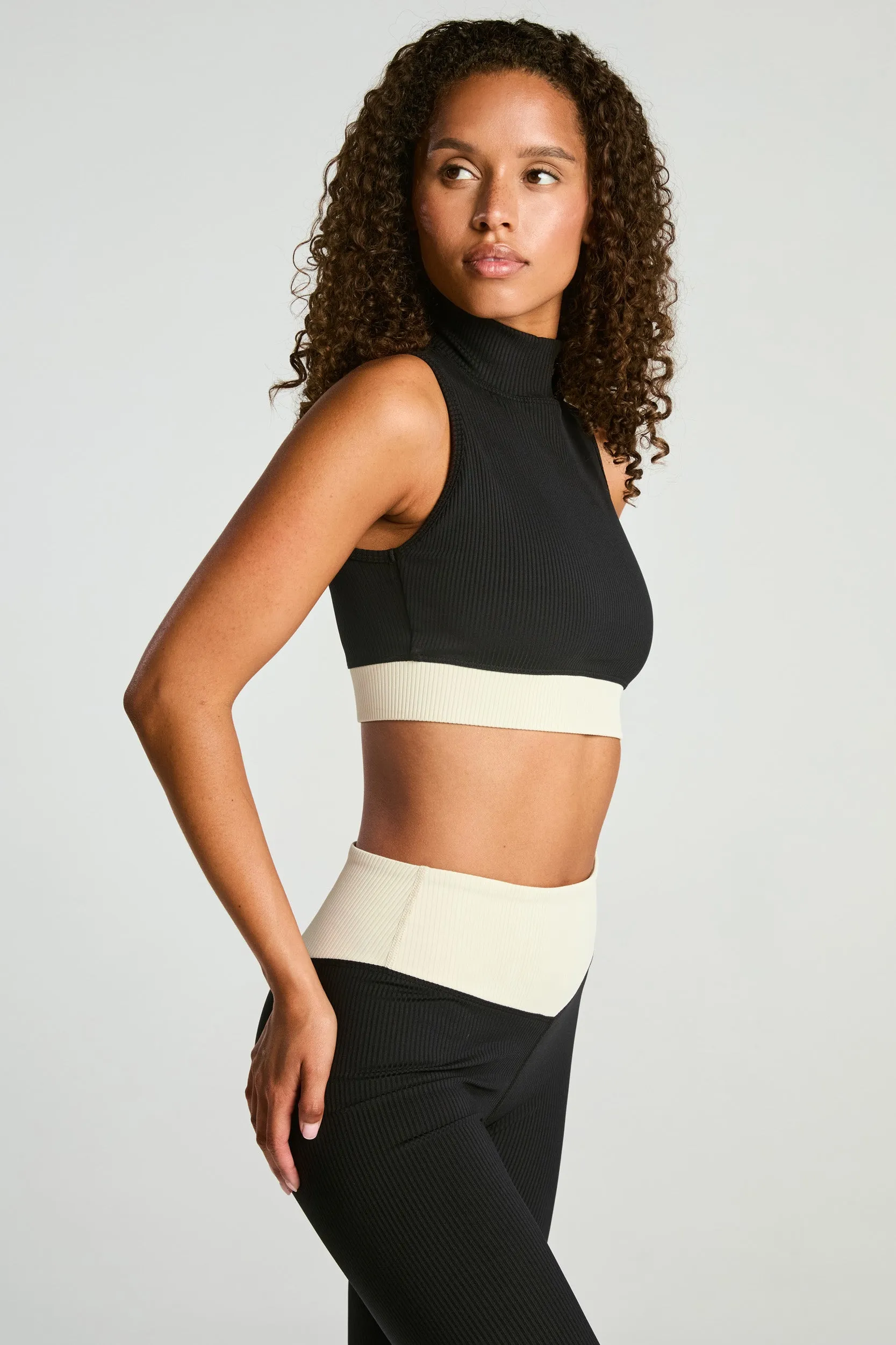 Ribbed Contrast Bodhi Bra sold by Year of Ours product image thumbnail 3