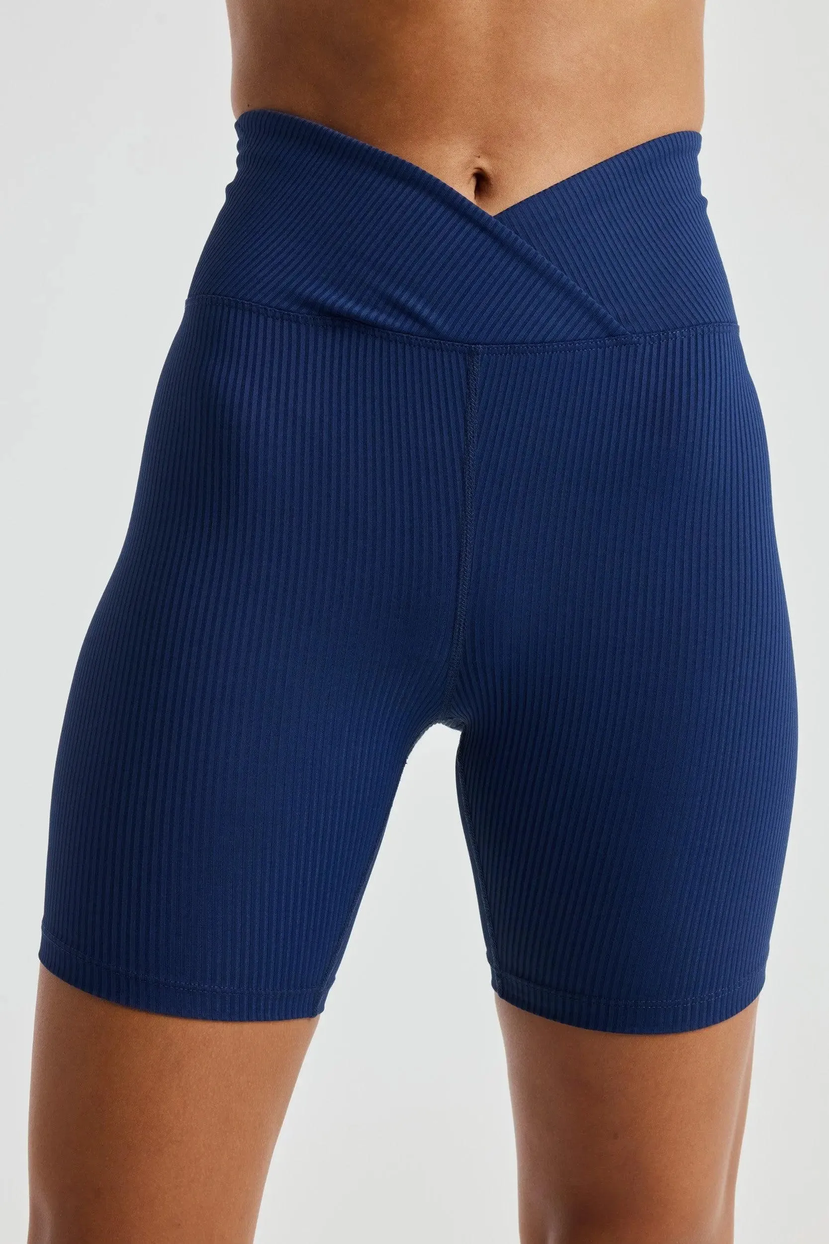Ribbed V Waist Biker Short sold by Year of Ours product image thumbnail 4