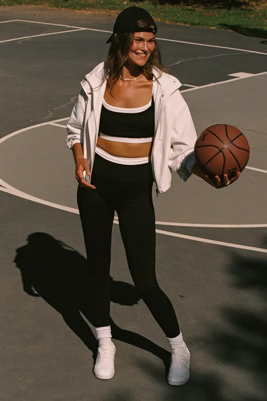 Ribbed Layered Legging sold by Year of Ours