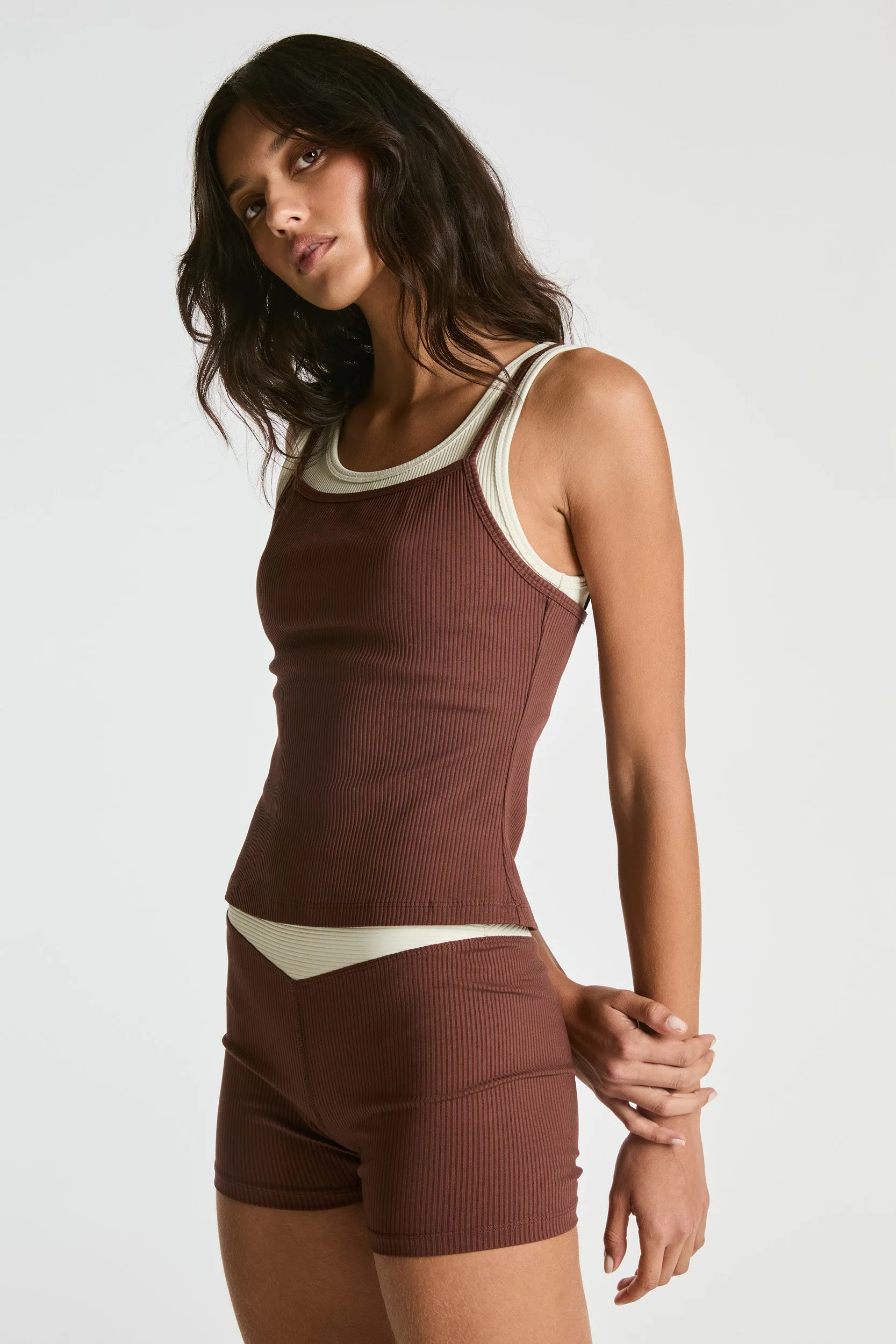 Ribbed Layered Tank sold by Year of Ours product image thumbnail 4