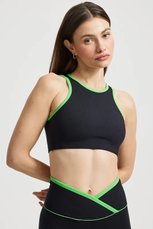 Ribbed Claudia Bra sold by Year of Ours