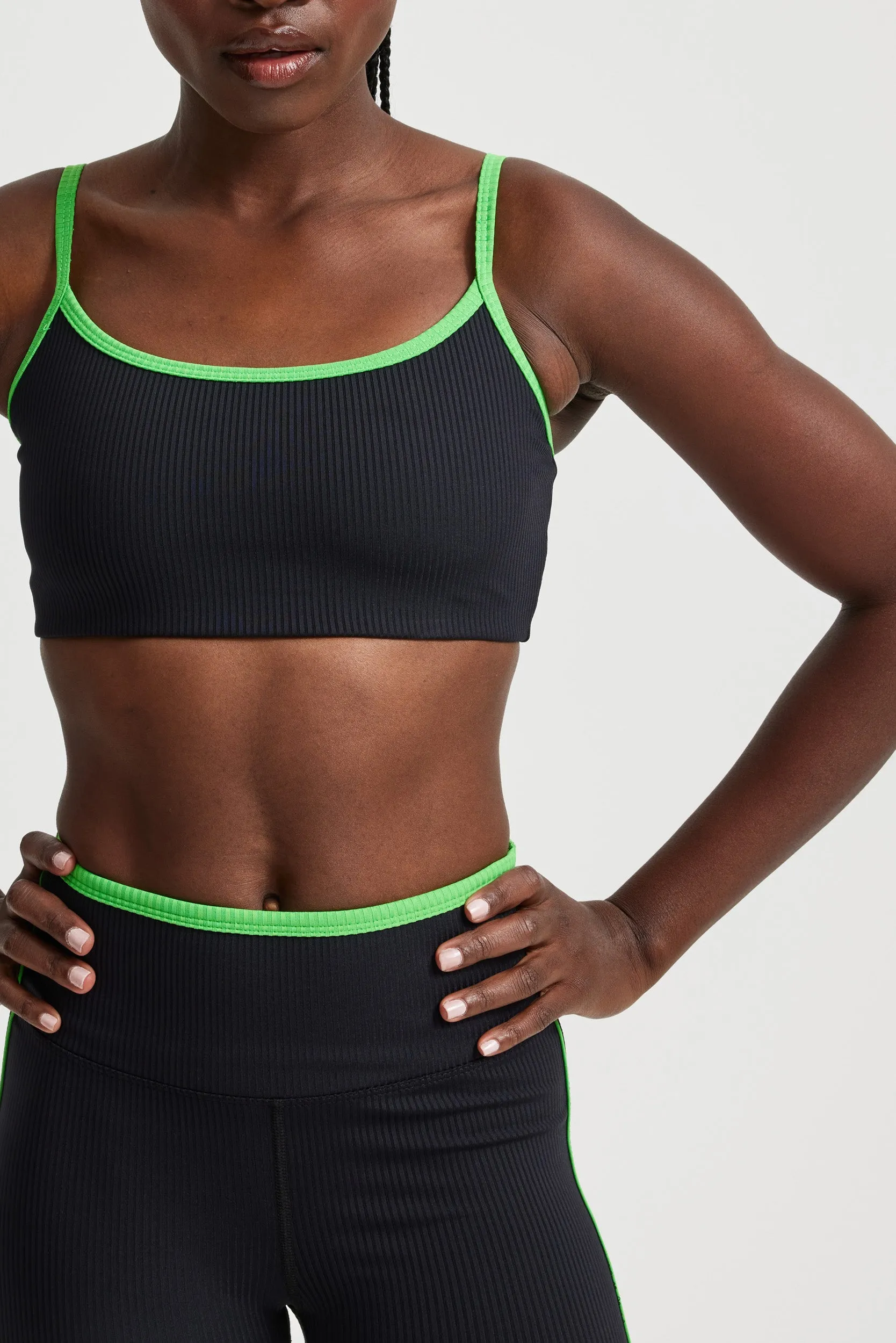 Ribbed Two Tone Bralette sold by Year of Ours product image thumbnail 5