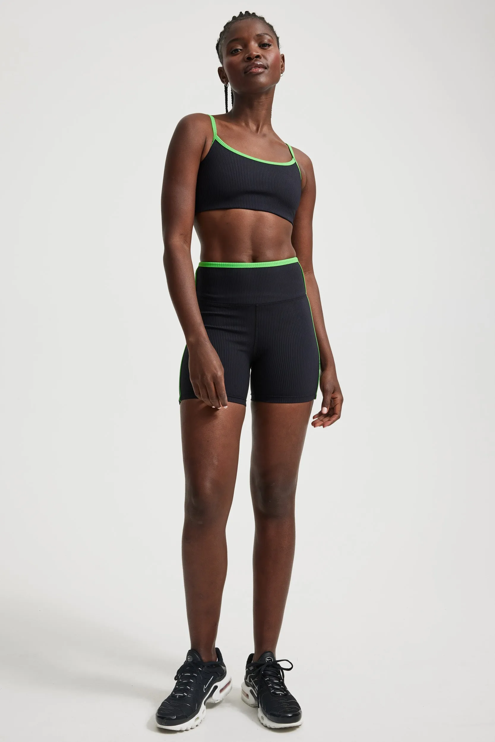 Ribbed Two Tone Bralette sold by Year of Ours product image thumbnail 3