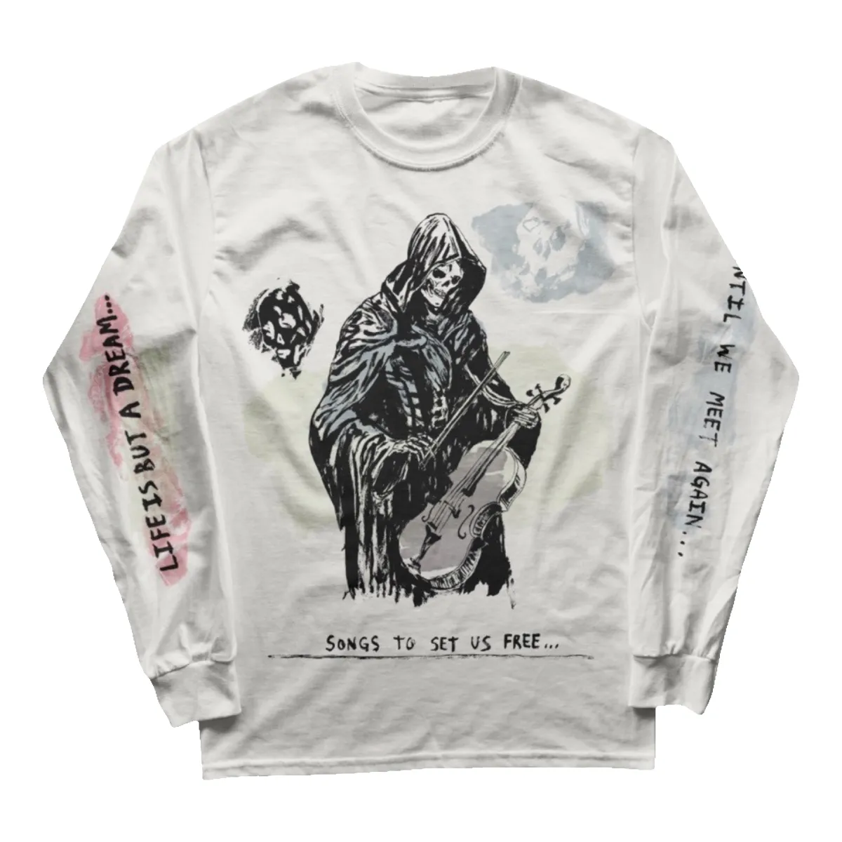 【U LAN】Frame Vintage Print Long Sleeve T-Shirt Frame Vintage Print Long Sleeve T-Shirt - ULAN | 60% - Asian