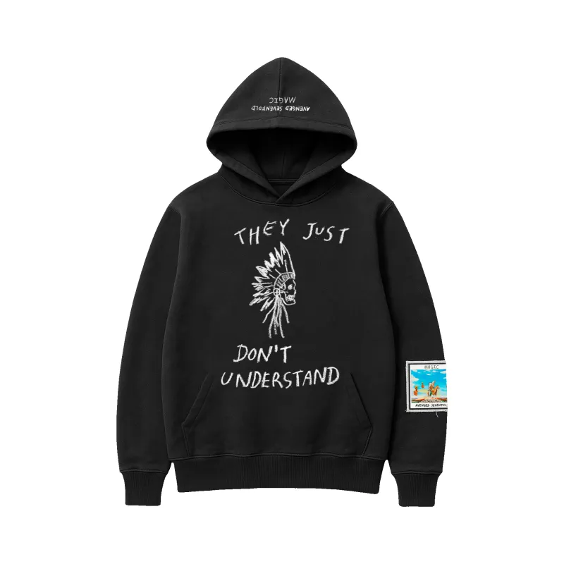 Magic - Black Heavyweight Hooded Pullover (Pre-Order) sold by A7X World