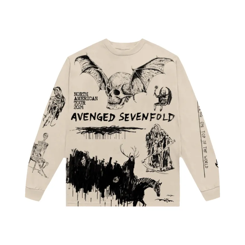 Avenged Sevenfold 2024 Tour LIBAD Collection - Long Sleeve Tee sold by A7X World