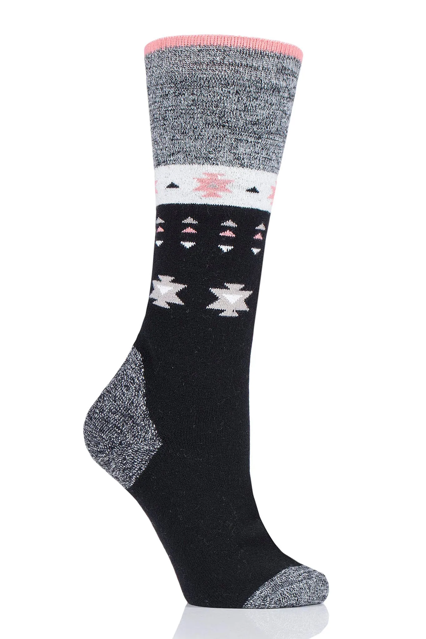 Women's Janica Aztec ULTRA LITE™ Snowsports Long Socks sold by Heat Holders product image thumbnail 2