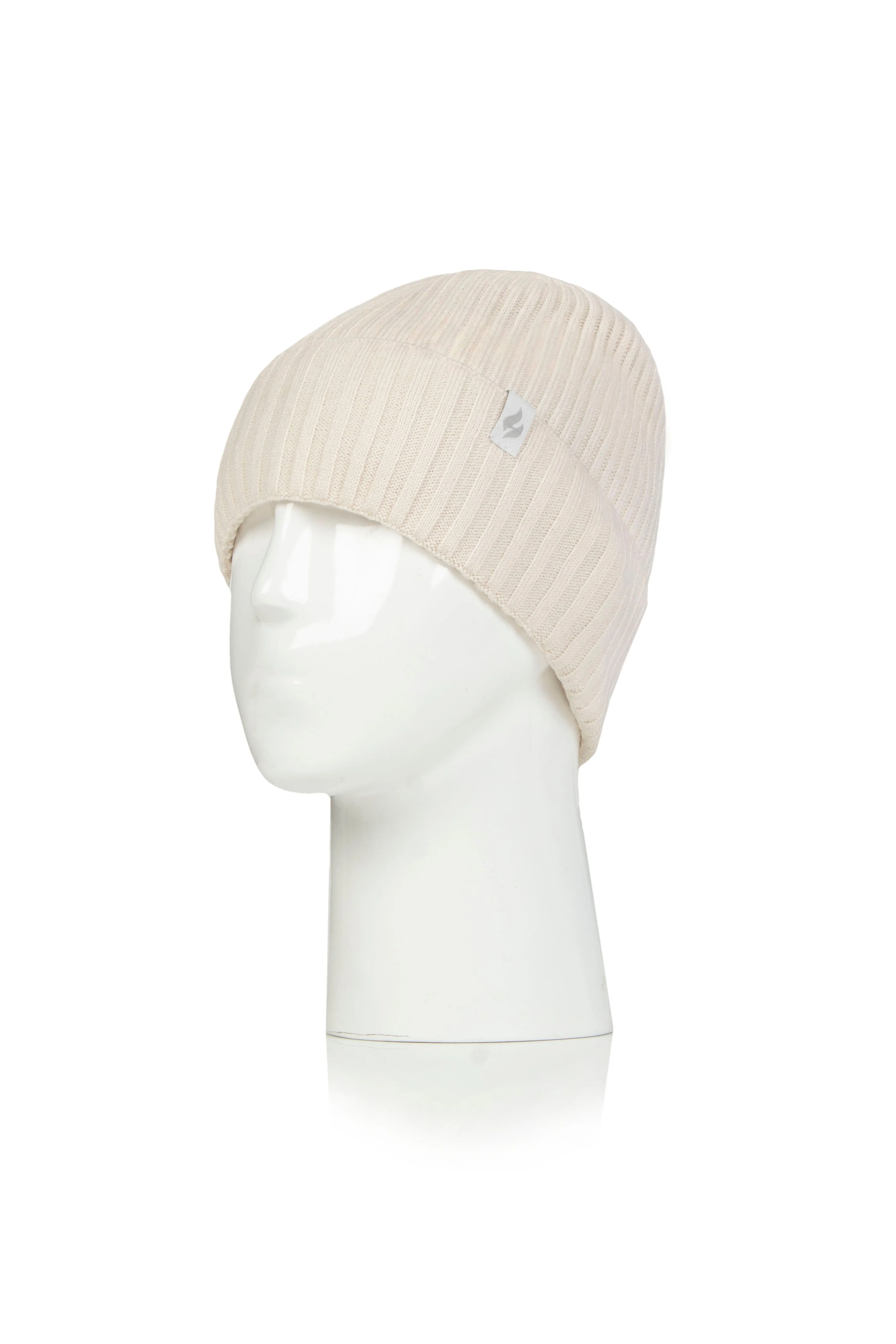 Women's LITE Olivia Rib Knit Roll Up Hat sold by Heat Holders product image thumbnail 5