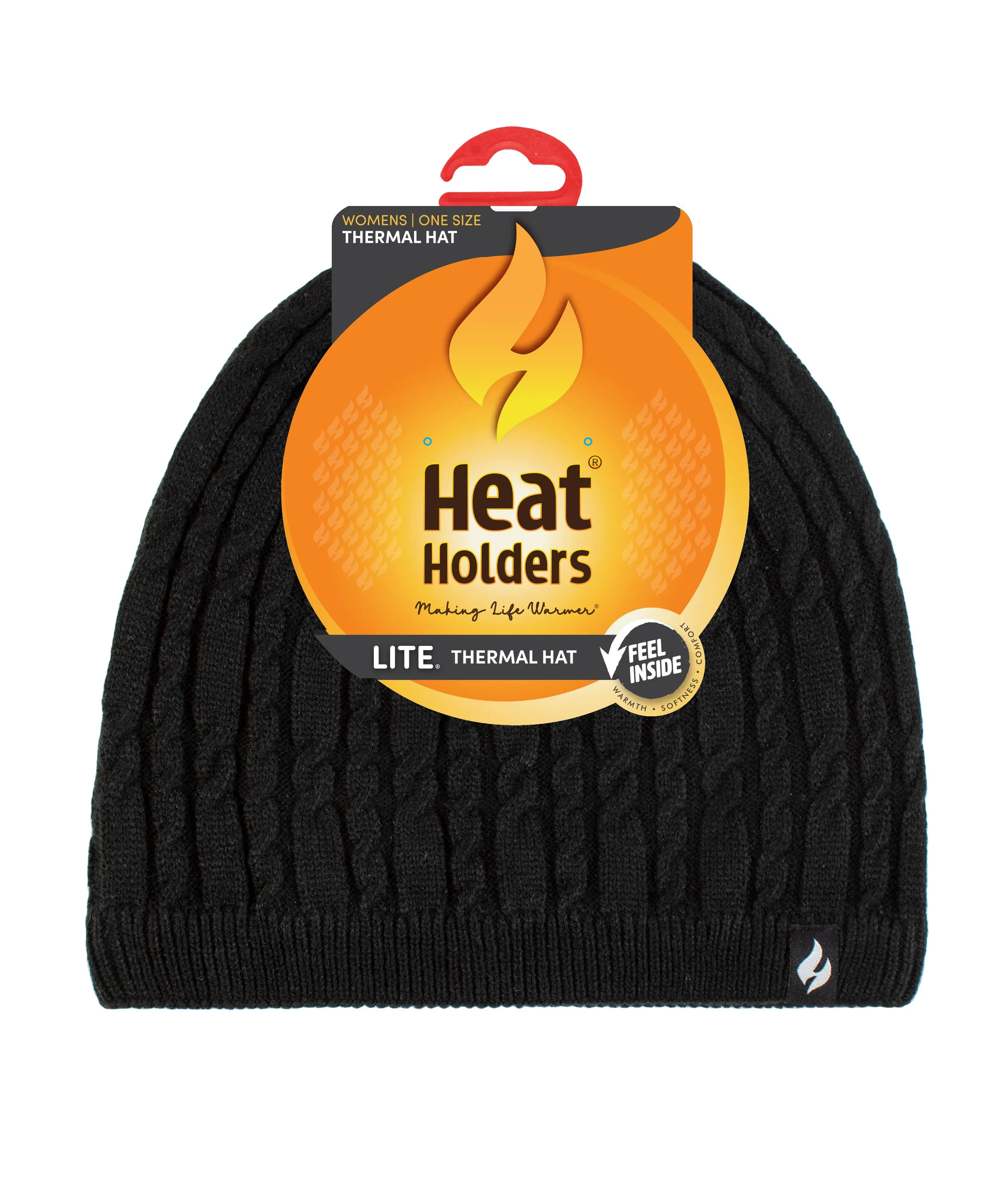 Women's LITE Anna Cable Knit Hat sold by Heat Holders