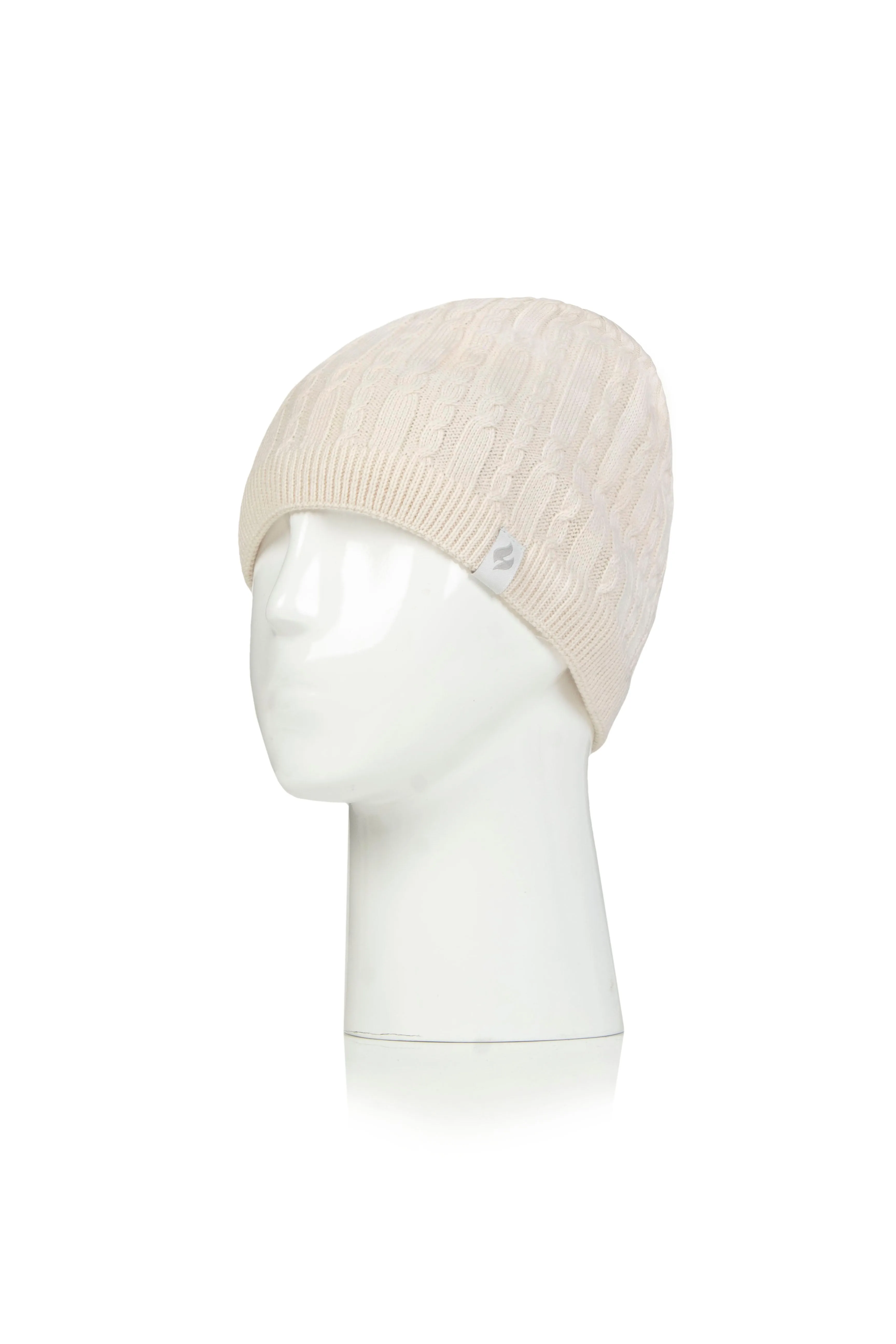 Women's LITE Anna Cable Knit Hat sold by Heat Holders product image thumbnail 5