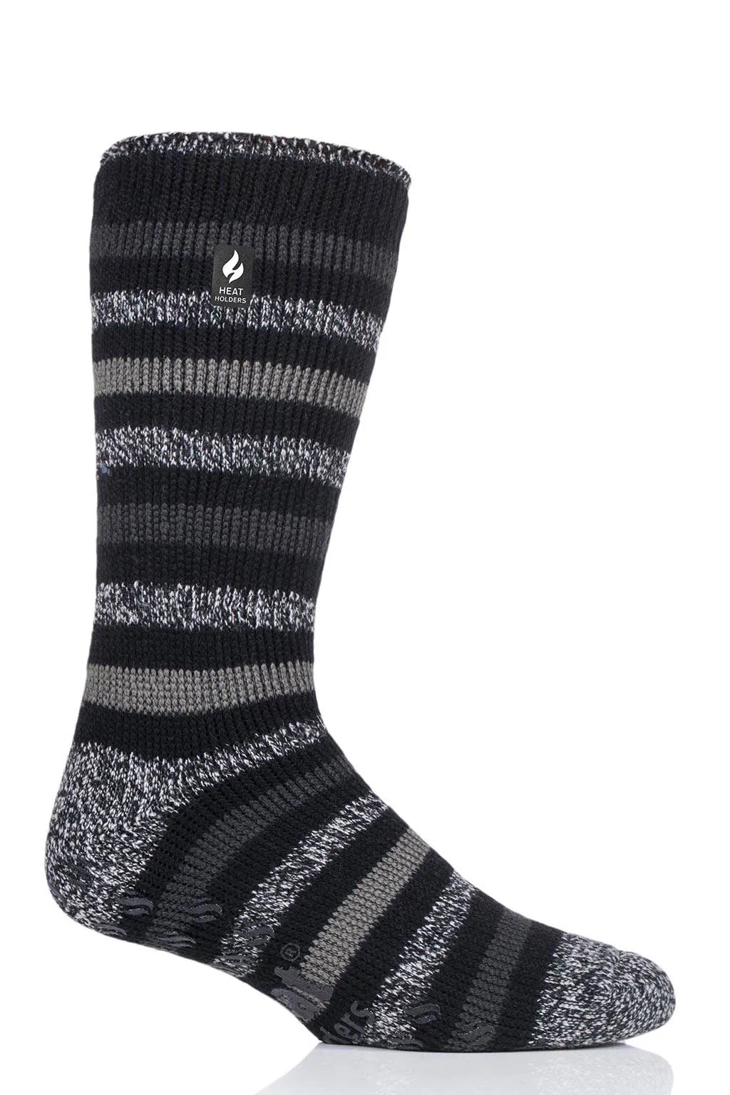 Men's Siskin Stripe Slipper Socks sold by Heat Holders product image thumbnail 2
