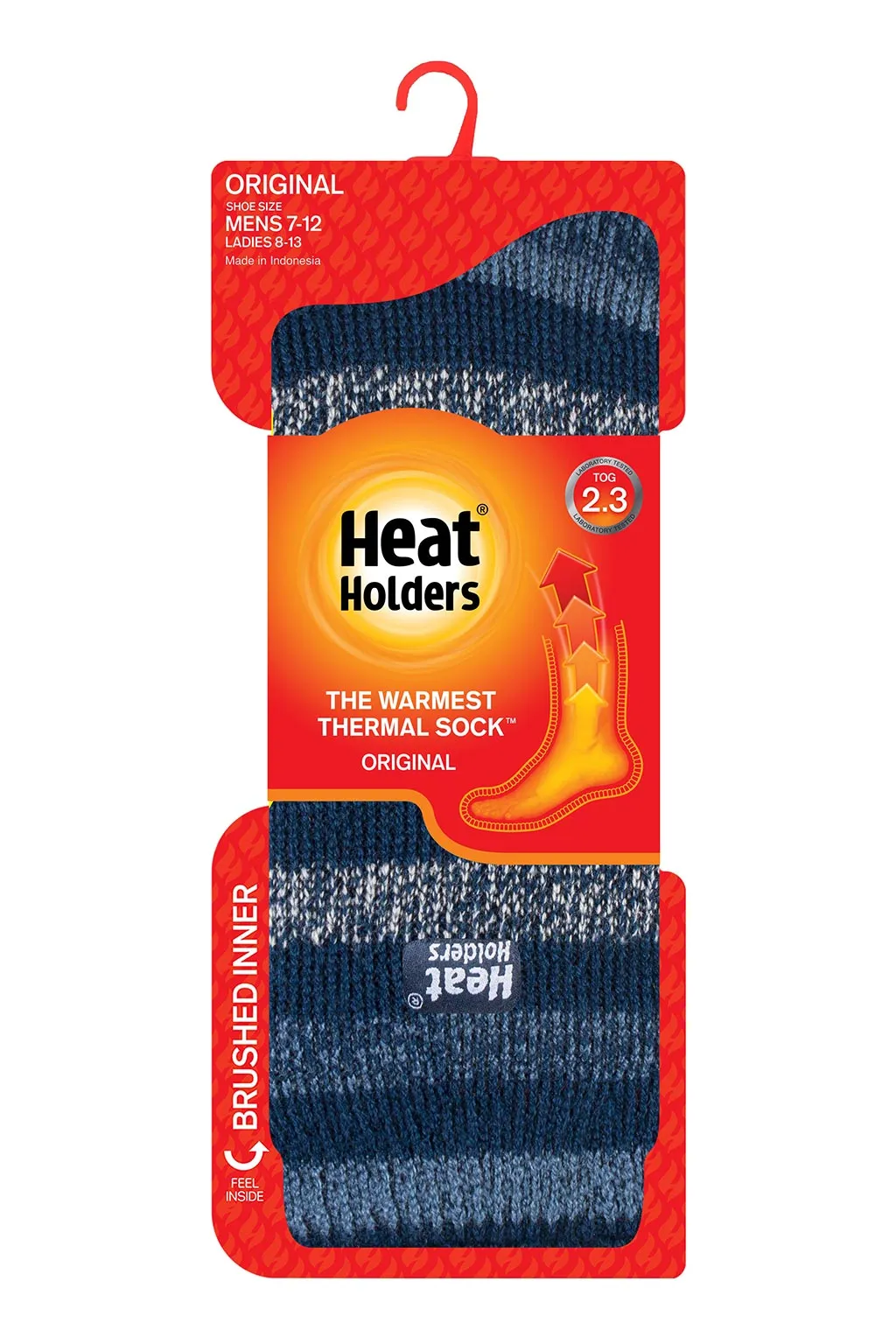 Men's Multi Twist Stripe Socks sold by Heat Holders
