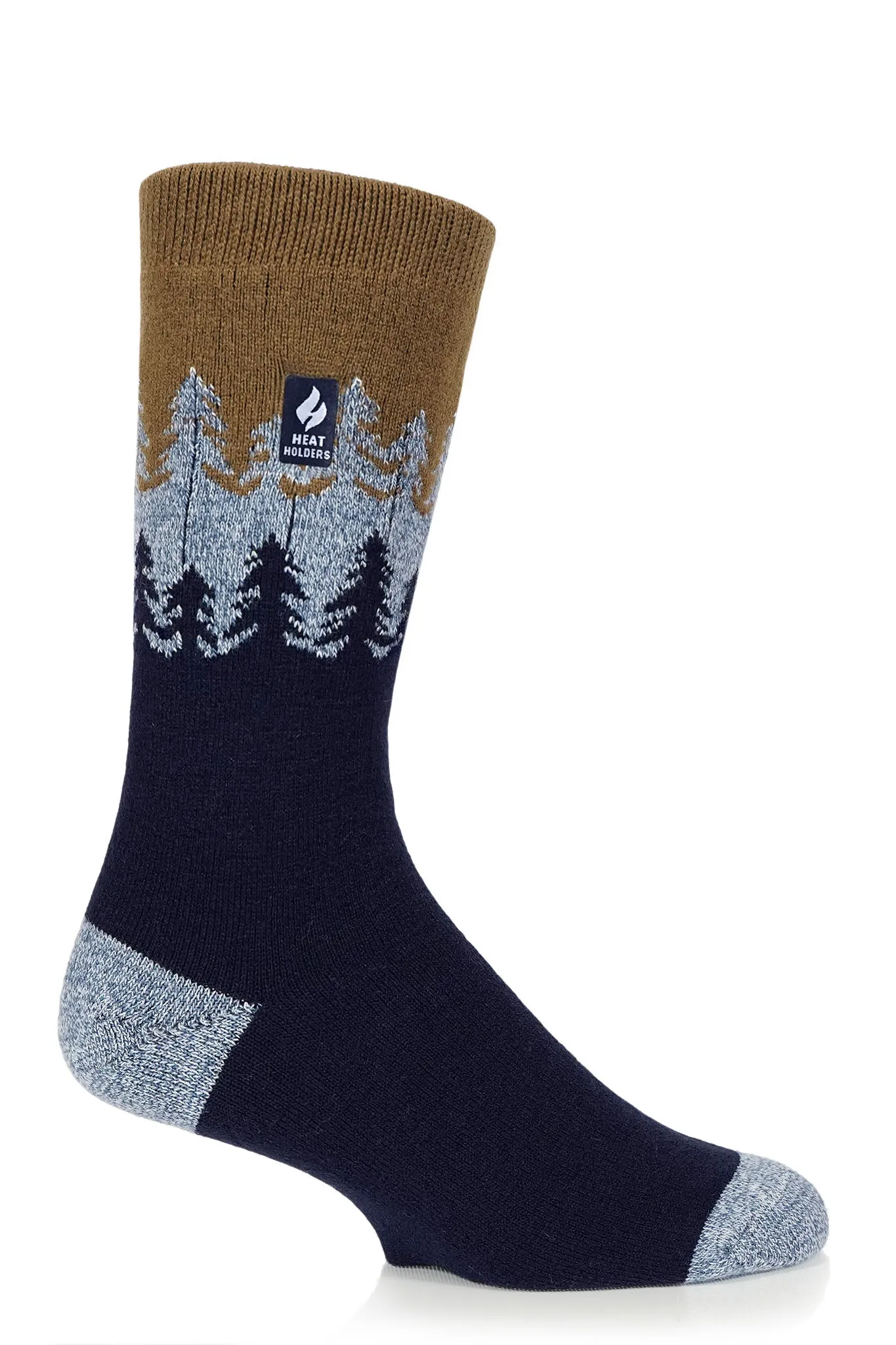 Men's ULTRA LITE™ Trees Patterned Crew Socks sold by Heat Holders product image thumbnail 3