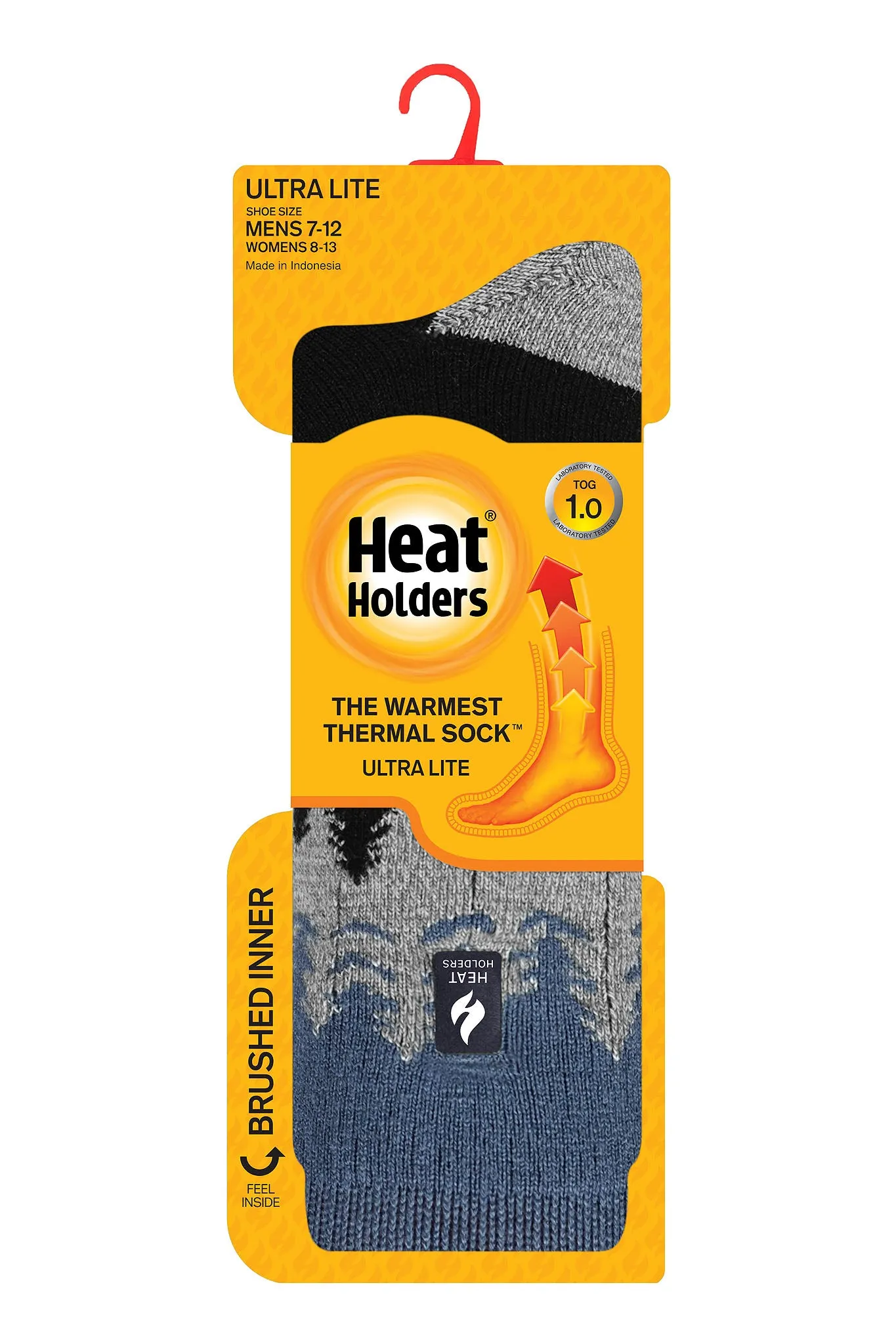 Men's ULTRA LITE™ Trees Patterned Crew Socks sold by Heat Holders