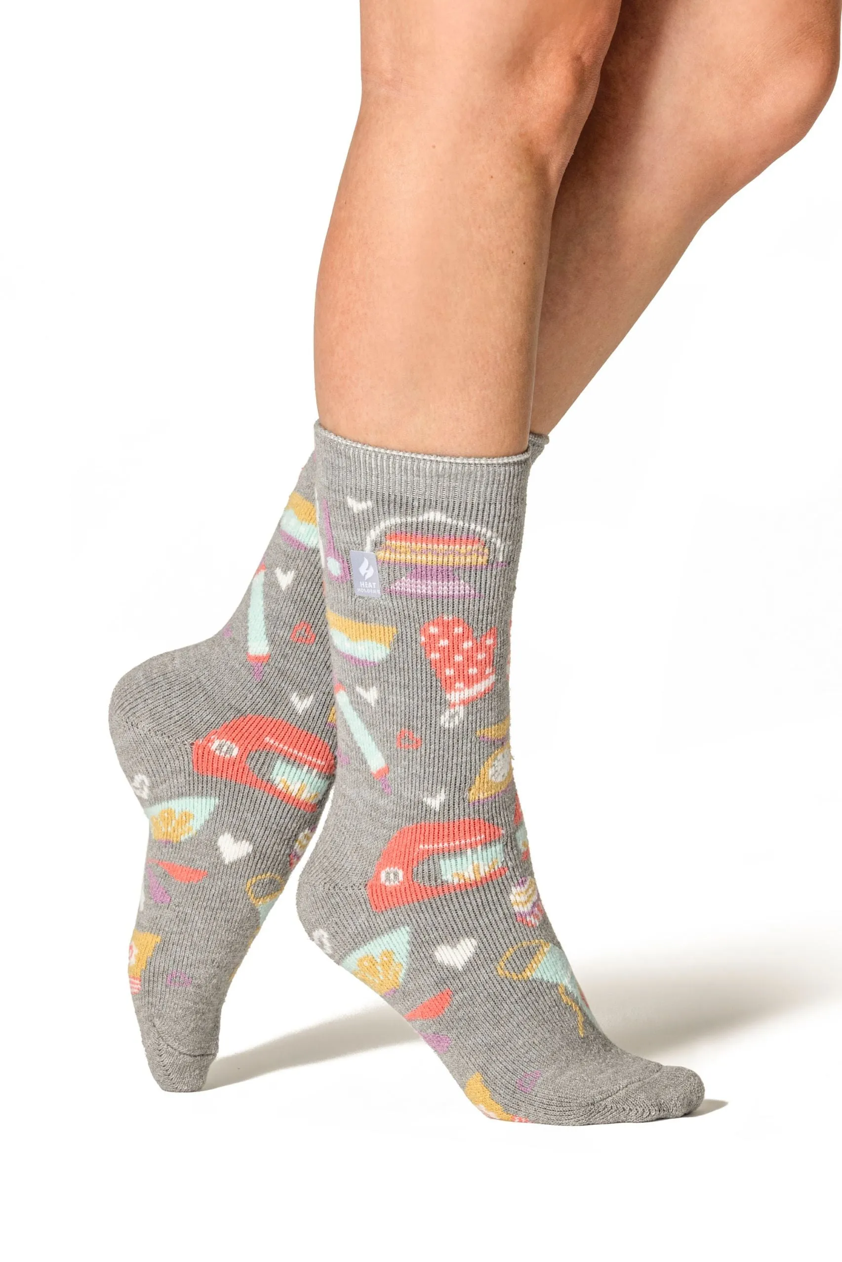 Women's LITE™ Julianna Novelty Crew Sock sold by Heat Holders product image thumbnail 2