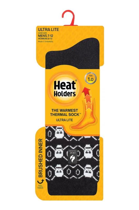 Men's Bones ULTRA LITE™ Solid Crew Socks sold by Heat Holders