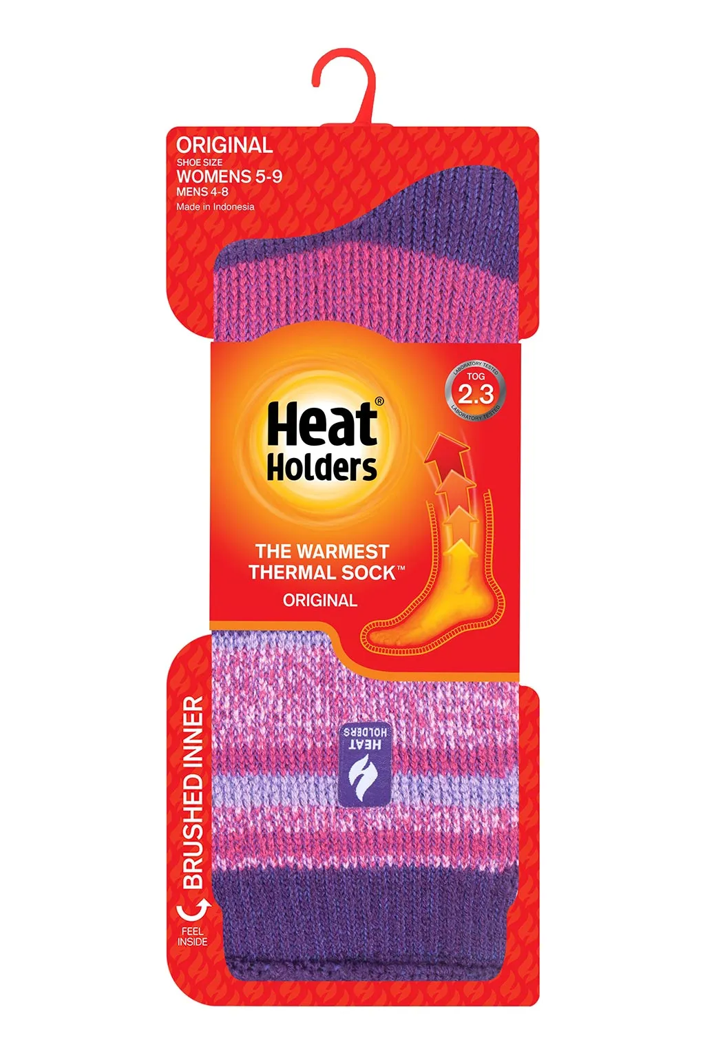 Women's Yasmine Multi Twist Stripe Socks sold by Heat Holders